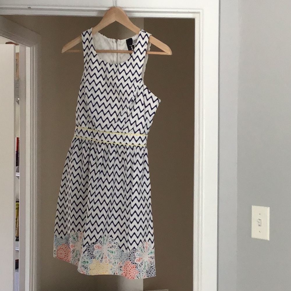 Chevron springtime dress